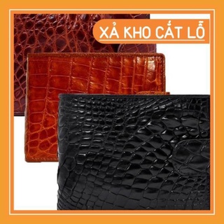 Ví nam da cá sấu nút bấm nhiều màu ph2216-17-18