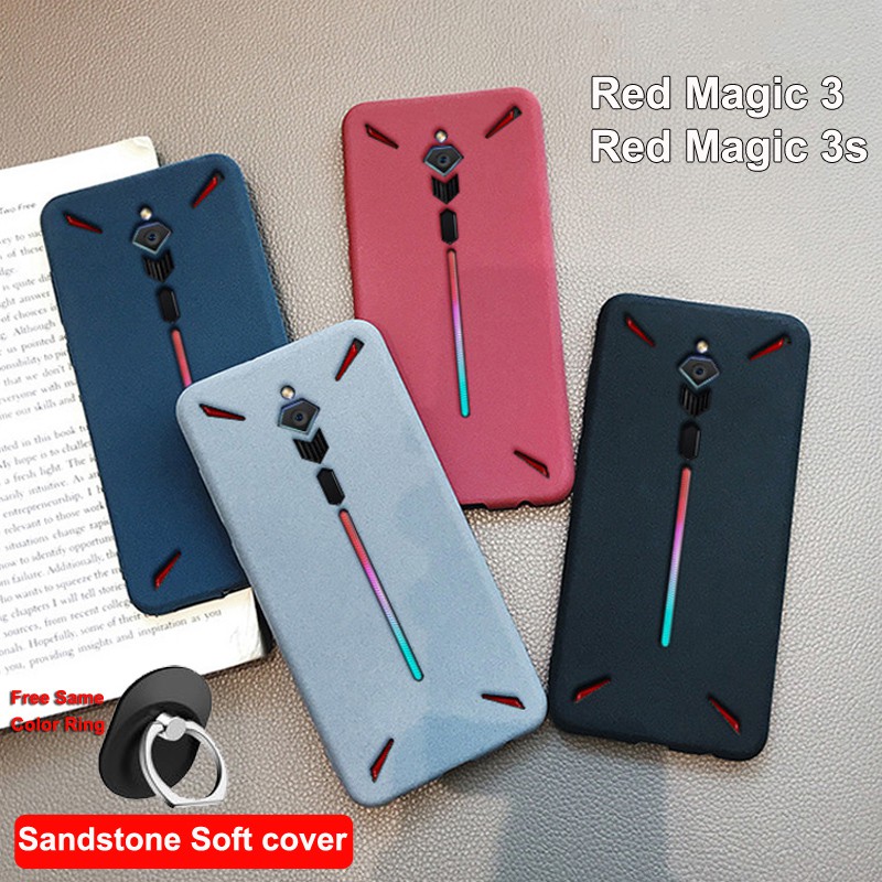 Ốp điện thoại TPU mềm nhám dành cho ZTE Nubia Red Magic 3 RedMagic 3S NX629J