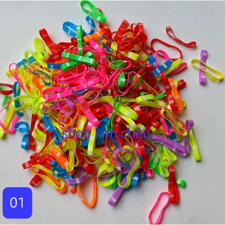 (Nhiều màu 01  Size To) Thun chun cột tóc cho bé gái dễ thương
