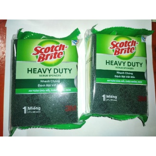 Miếng cước rửa chén 3X Scotch Brite 3M 2 mặt