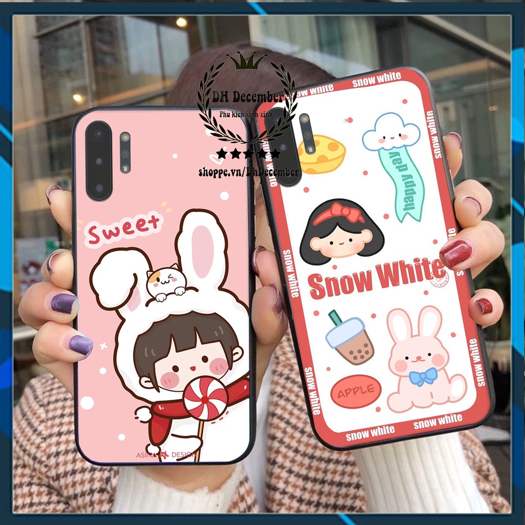 Ốp lưng Samsung NOTE 10 PLUS in hình 3D lucky, gấu Beer xinh xắn - KHÔNG NÊN BỎ LỠ