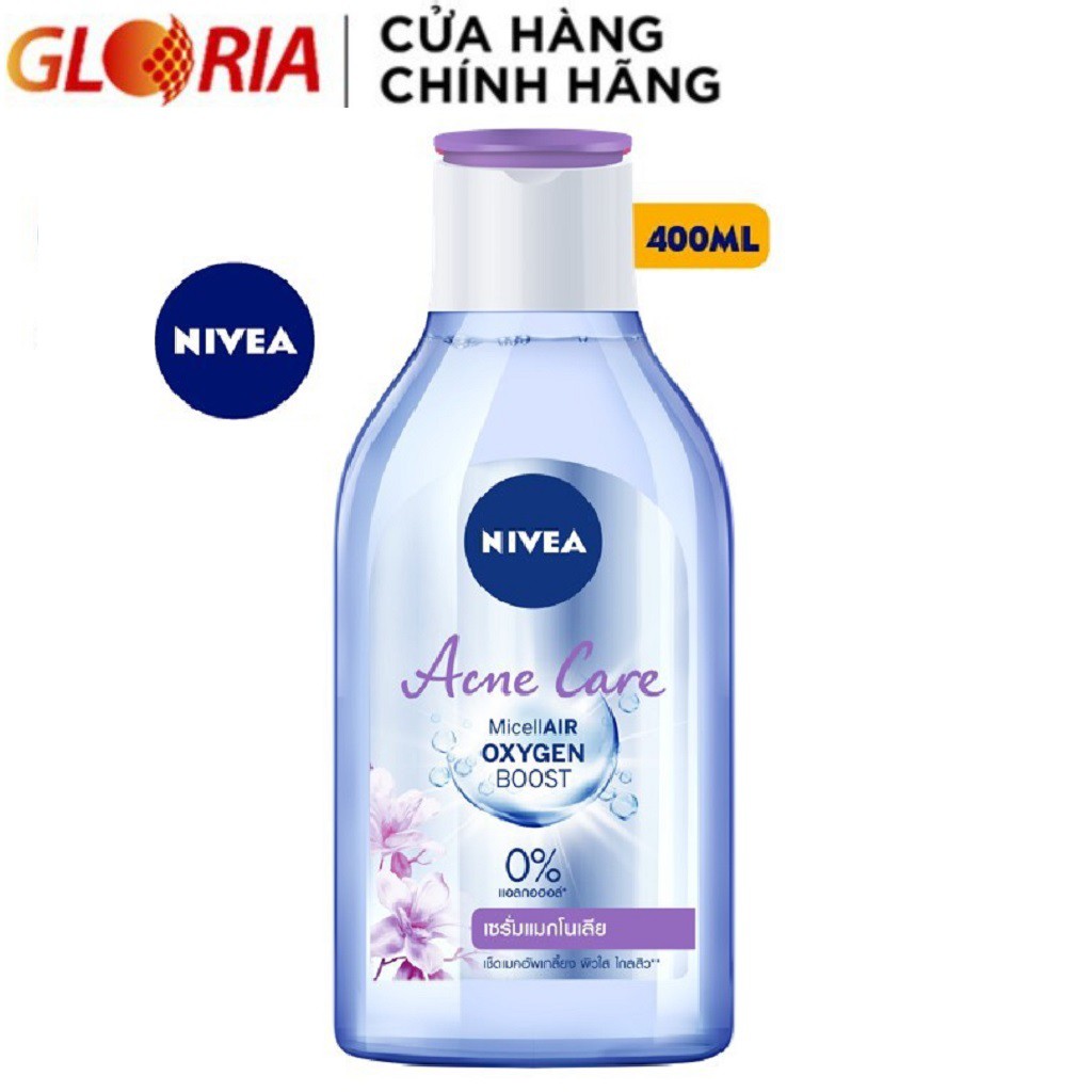 Nước Tẩy Trang NIVEA Ngừa Mụn Acne Care Micellar Water 400ml - 80116