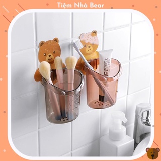 Đồ Đựng Bàn Chải, Kem Đánh Răng Dễ Thương Hình Gấu
