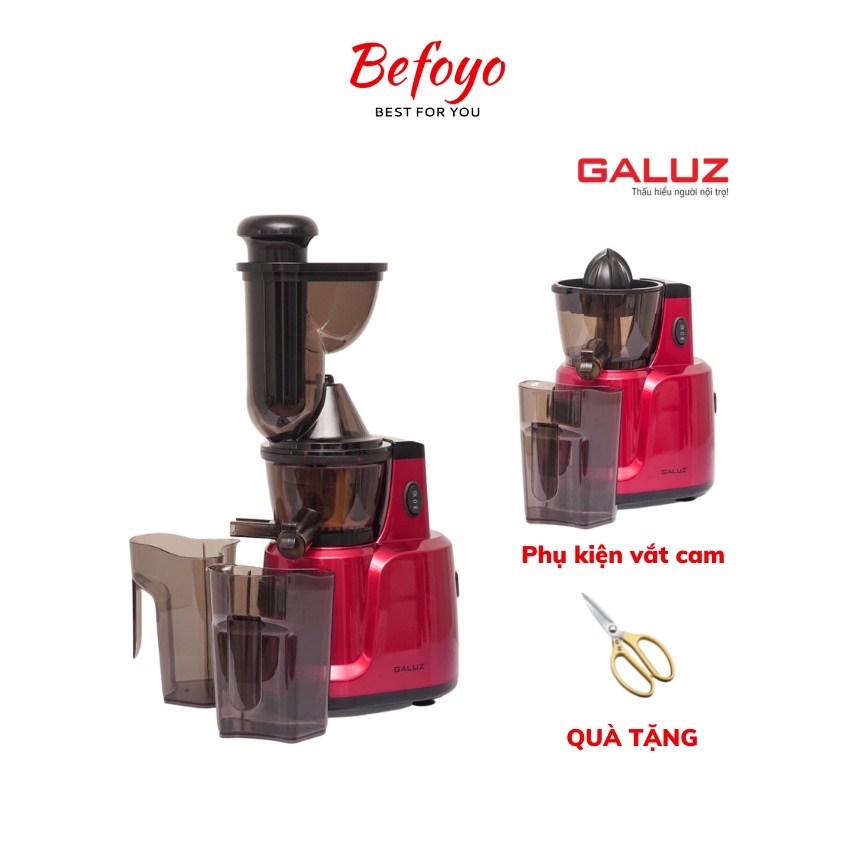 Máy ép chậm GALUZ GLS-1150 - Máy ép trái cây công suất 150w - Tặng vắt cam - Bảo hành 12 tháng