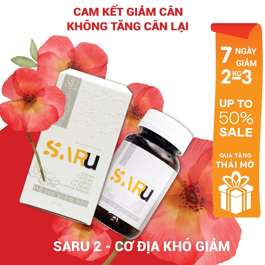 Giảm cân,saru ,giảm mỡ bụng, thon gọn đùi,giảm 4-6kg trong 14 ngày