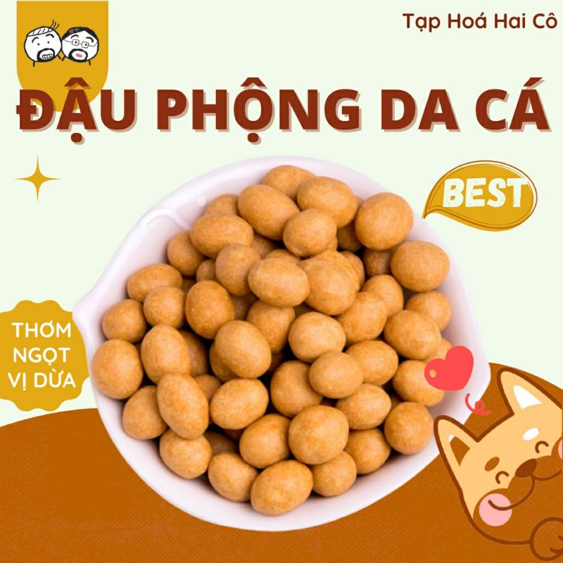 Đậu phộng da cá nước cốt dừa gói 100gr