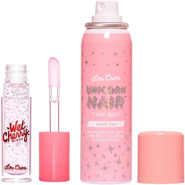 XỊT TÓC KIM TUYẾN CÓ NHŨ LIME CRIME UNICORN HAIR STAR &amp; RAINBOW MIST GITTERY COLOR SPRAY CHÍNH HÃNG - 11361