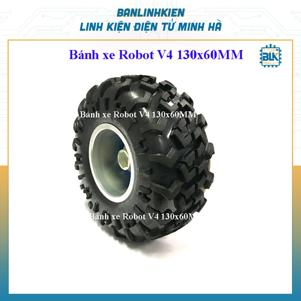 Bánh Xe Robot V4 130x60MM