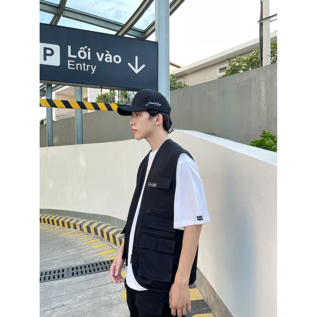 ÁO KHOÁC GHILE TÚI HỘP KAKI UNISEX- Pocket Jacket-