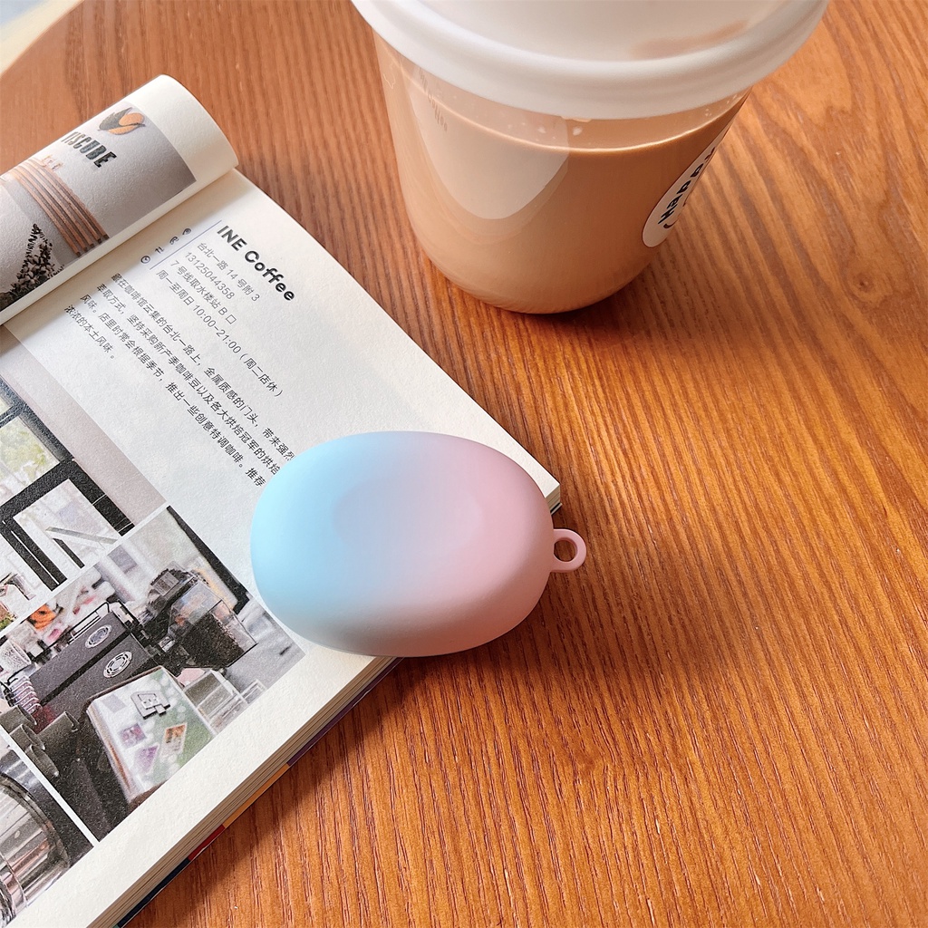 Vỏ Bảo Vệ Hộp Sạc Tai Nghe Bluetooth Không Dây Baseus Bowie E2 Màu Gradient Thời Trang Chống Sốc