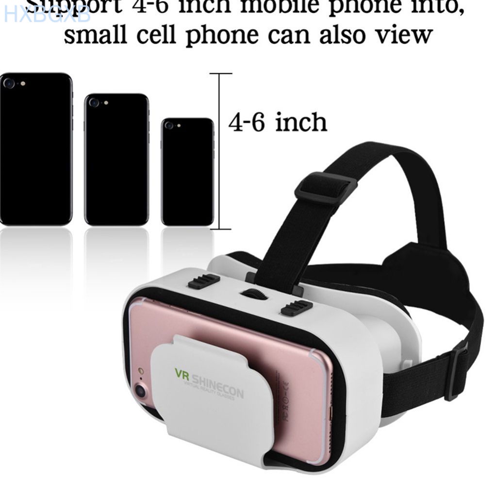 HXBG VR Shinecon 5.0 3D SC-G05A Glasses VR Movies Games Headset for iPhone for Samsung Virtual Reality Helmet