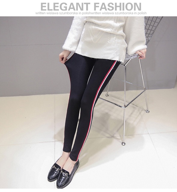 Quần legging big size thun gân sọc dọc size lớn 3XL 65-80kg