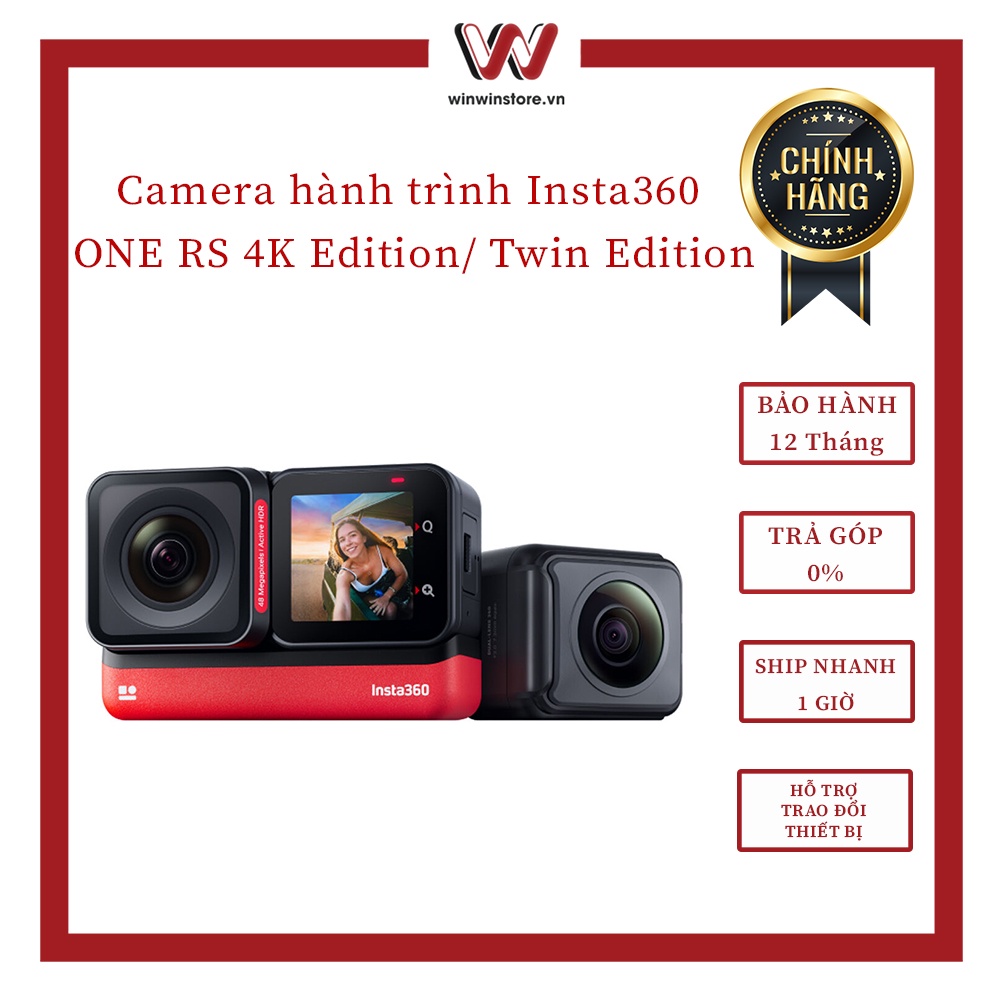 Camera hành trình Insta360 ONE RS 4K Edition/ Twin Edition ( 360 độ )