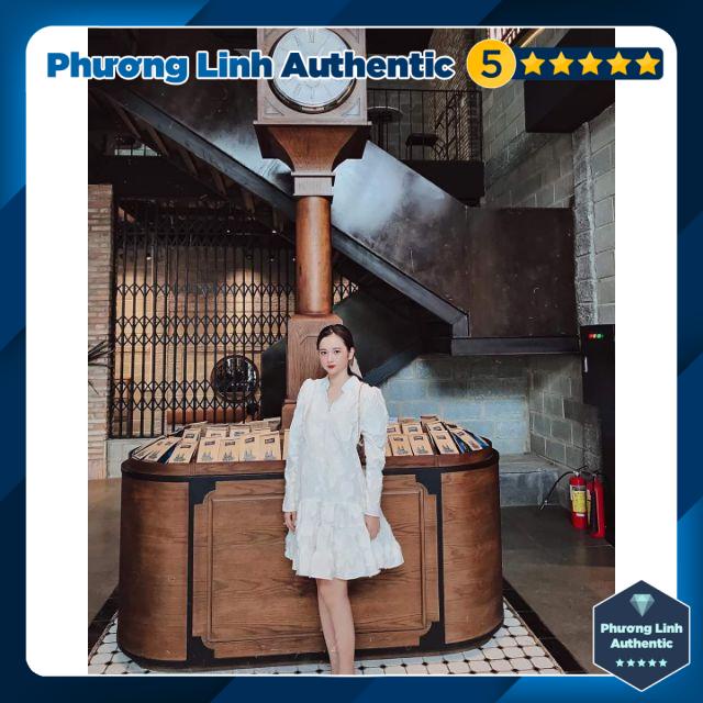 Váy ngắn thêu sóng H&M Auth new tag có sẵn 0909370001