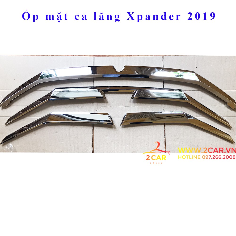 Ốp Mặt Ca Lăng xe Mitsubishi Xpander 2018 - 2019 mạ crom