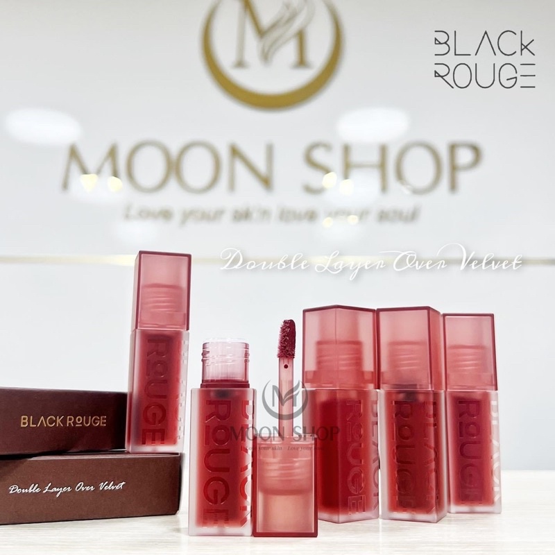 |HOT NEW| SON BLACK ROUGE DOUBLE LAYER OVER VELVET