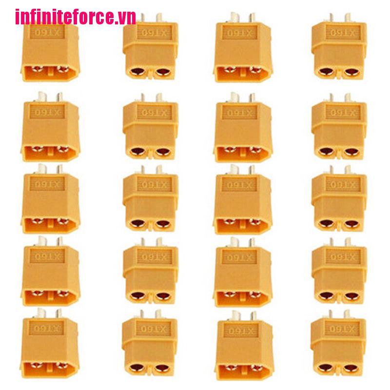 Bộ 10 Cặp Đầu Nối Xt60 Chất Lượng Cao Cho Lipo