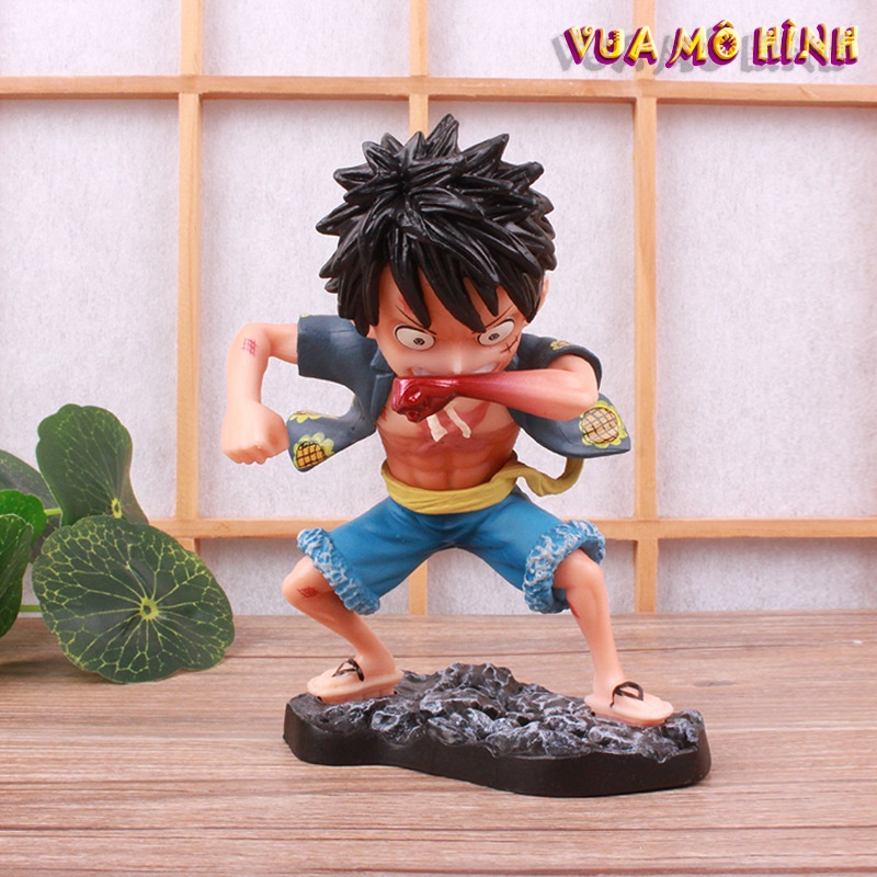 Mô hình One Piece - Figure One piece Luffy biến hình có 2 tay cao 12cm cực đẹp