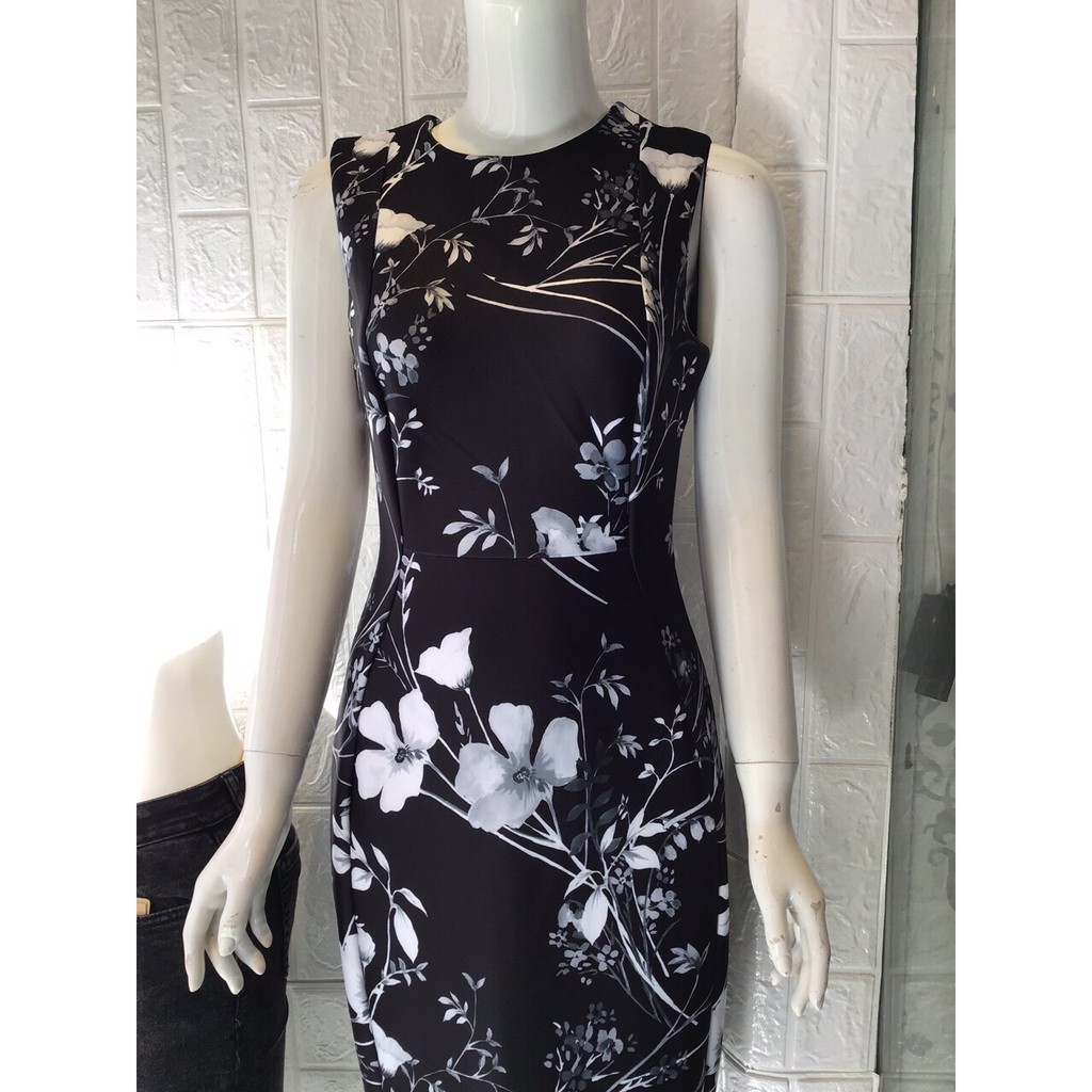 Đầm CK form ôm in hoa