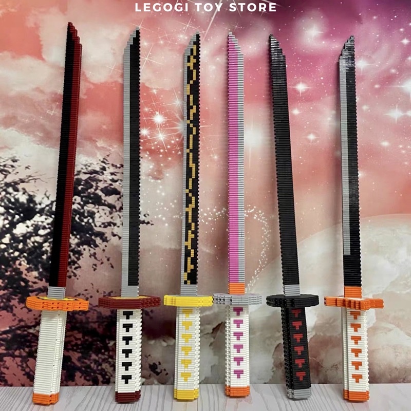 Đồ chơi lắp ráp Legogi SET KIẾM NHỎ - CÓ GIÁ ĐỠ xếp hình mô hình ghép