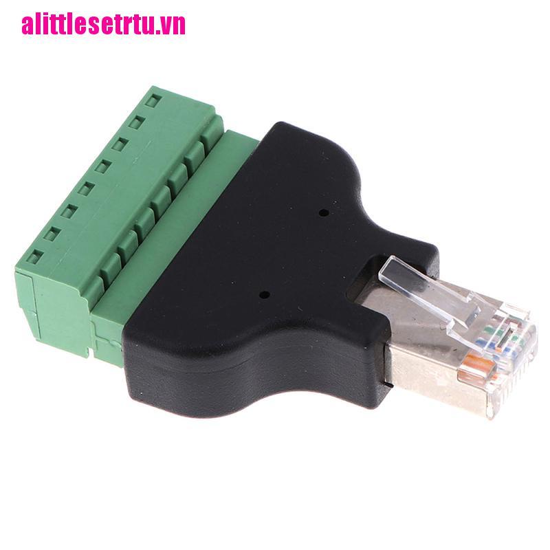 Đầu Chuyển Đổi 8P8C RJ45 ethernet male Sang 8 pin av