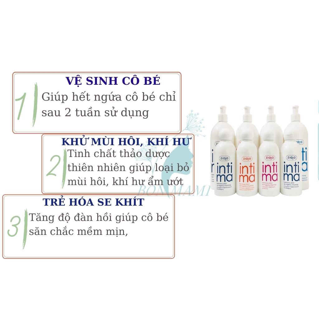 Dung dịch vệ sinh phụ nữ Intima ZIAJA Ba Lan size 200ml