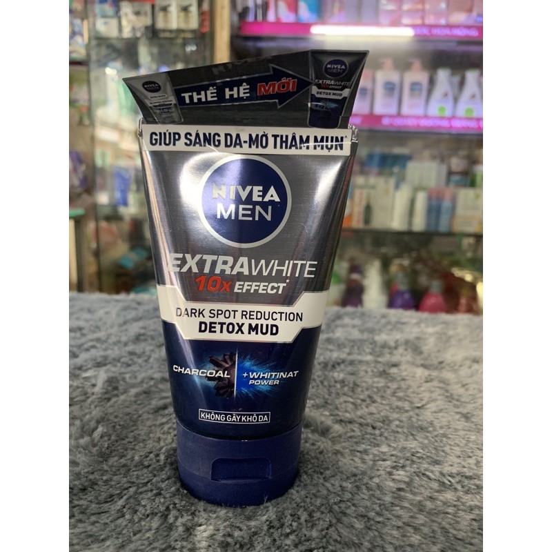 Sữa rửa mặt NIVEA MEN Extra white 100g