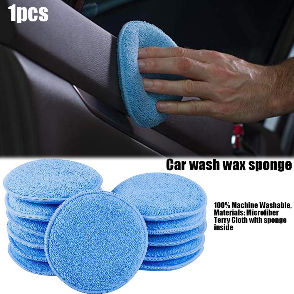 Miếng Bọt Biển Hình Tròn 5 Inch Dùng Để Lau Chùi Xe Hơi J9P5