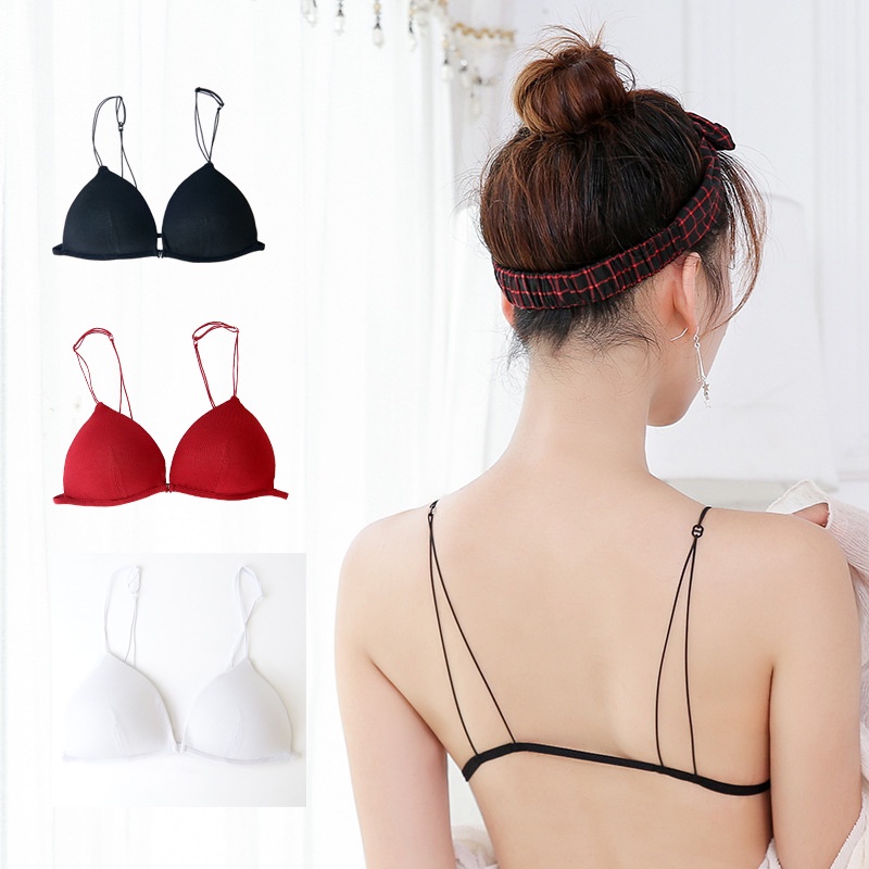 Áo ngực cài trước dây mảnh cup ngực nhỏ gợi cảm AL58_NuciFera