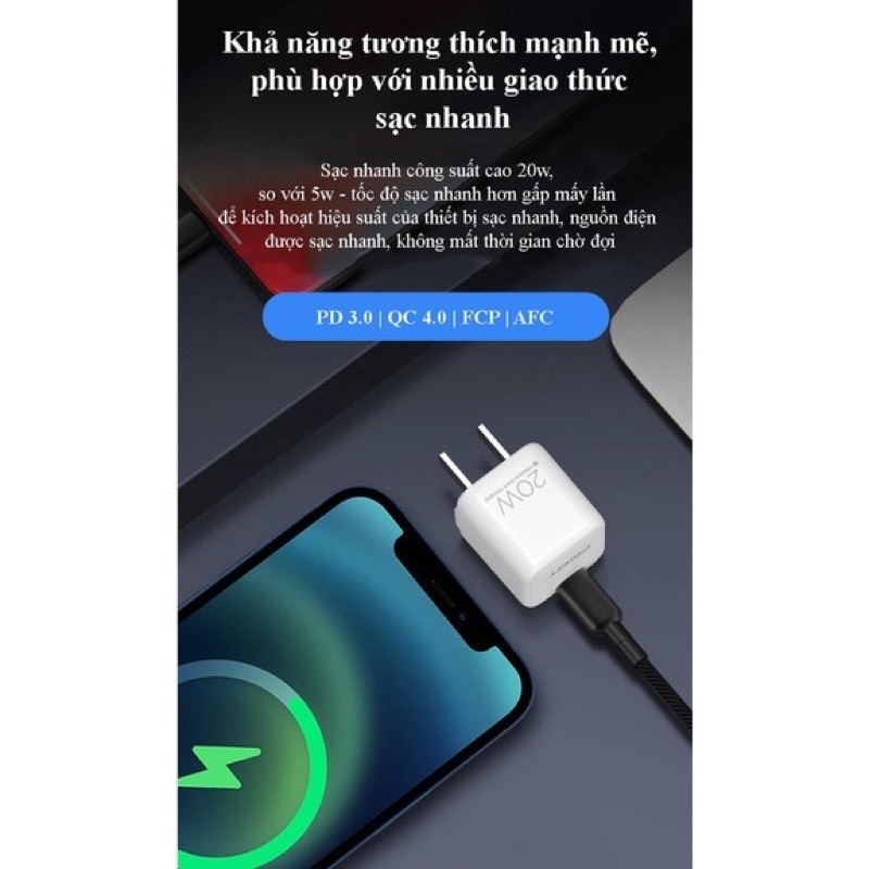 Củ sạc Pisen PD 20W