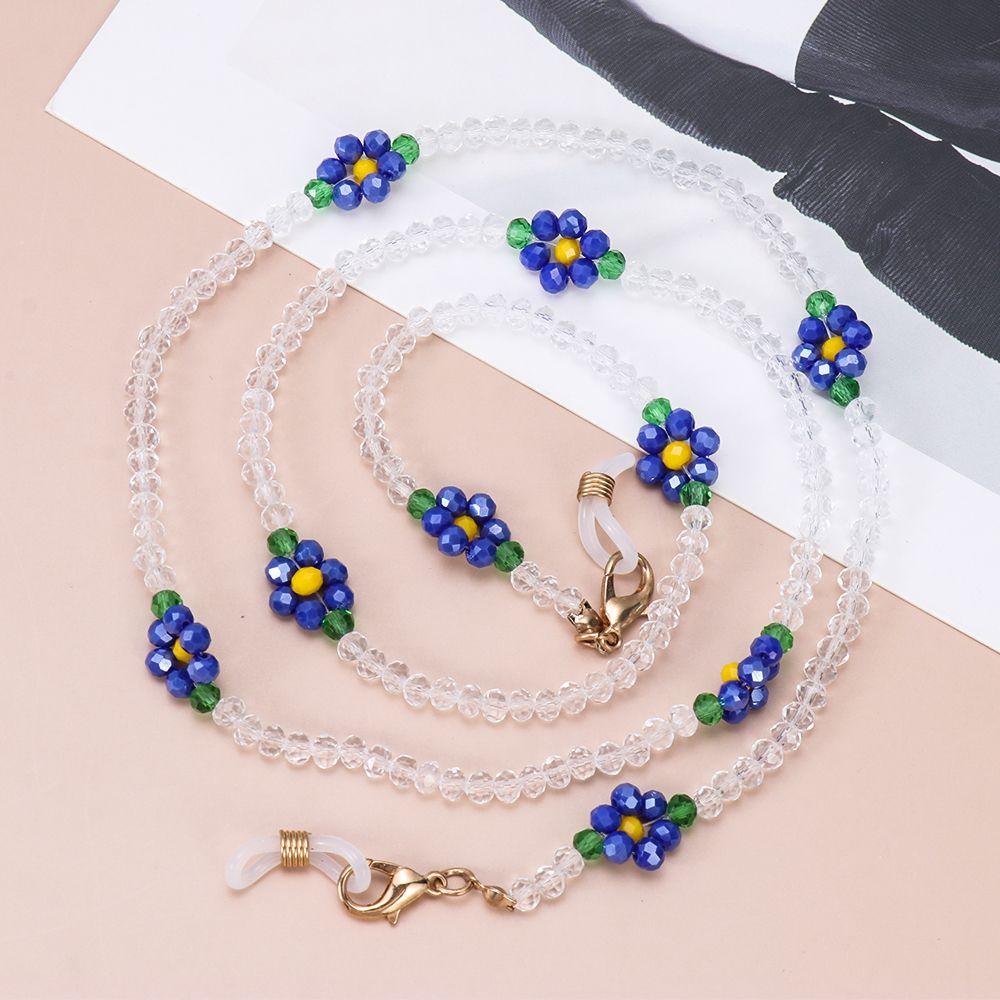 ESPO Dây Đeo Mắt Kính Chống Thất Lạc Đính Hạt Nhiều Màu Sắc Dễ Thương Cho Nữ