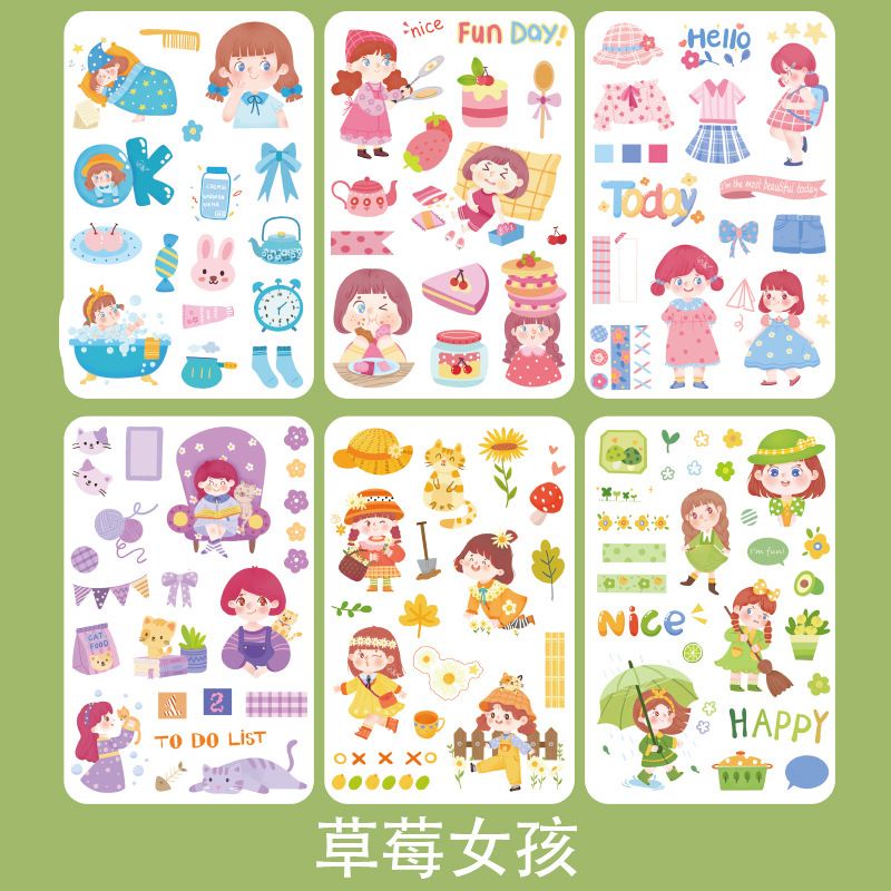 6 Tấm sticker dán em bé trong suốt