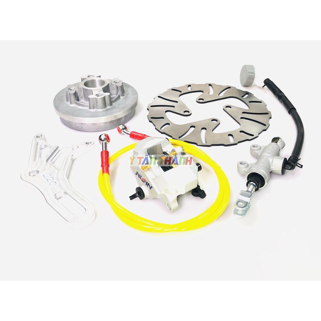 bộ đĩa sau sirius heo nissin K2 đĩa 220mm V2
