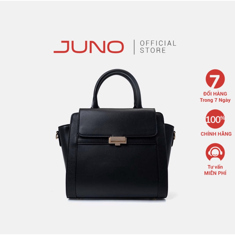 Túi Xách Nữ Thời Trang JUNO Cỡ Lớn Trapeze Phối Hai Chất Liệu TXL062
