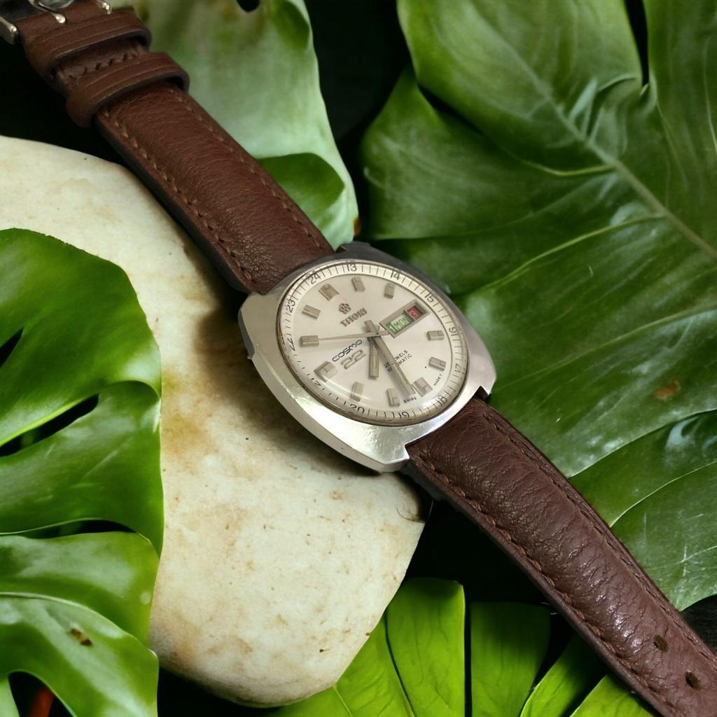 Đồng hồ nam thương hiệu Titoni Thụy Sĩ, phong cách cổ điển, new 95%