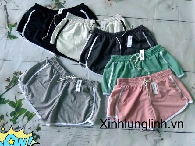 Quần Short Nữ Lưng Cao Dáng Thể Thao (size 60-80kg)