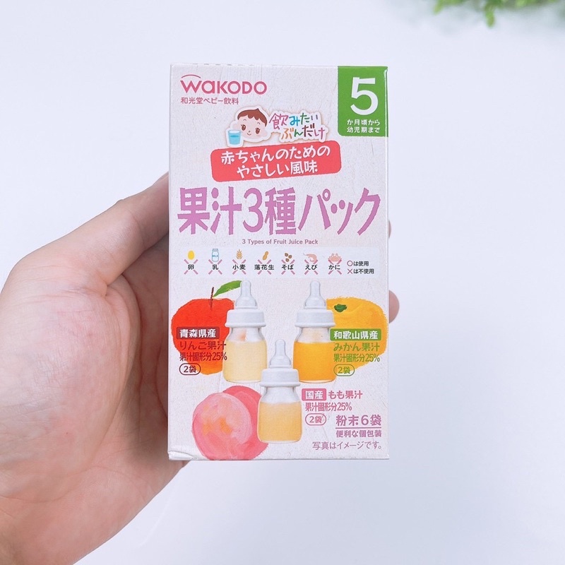 Trà hoa quả Wakodo Nhật Bản cho bé