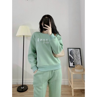 Bộ nữ chất nỉ lót lông