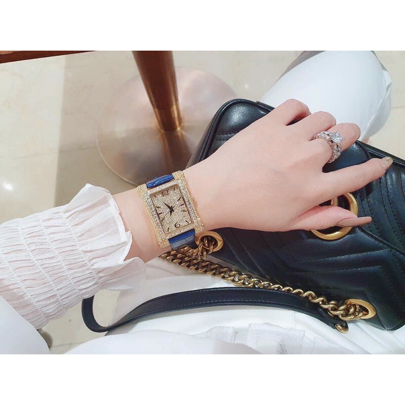 Đồng hồ nữ FUNMEI dây da cao cấp chính hãng máy Nhật Miyota đính đá swarovski chắc chắn full box thẻ bảo hành 12 tháng