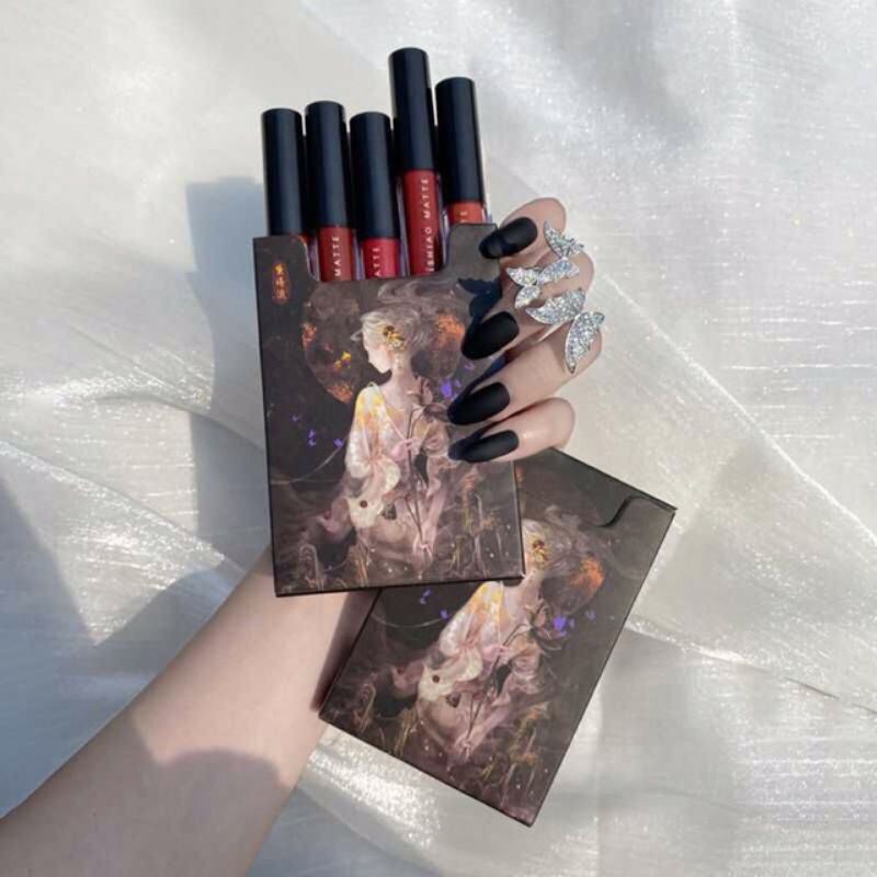 Set 5 Cây Son Muge Leen Cô Gái DAISHYAO Matte Liquid