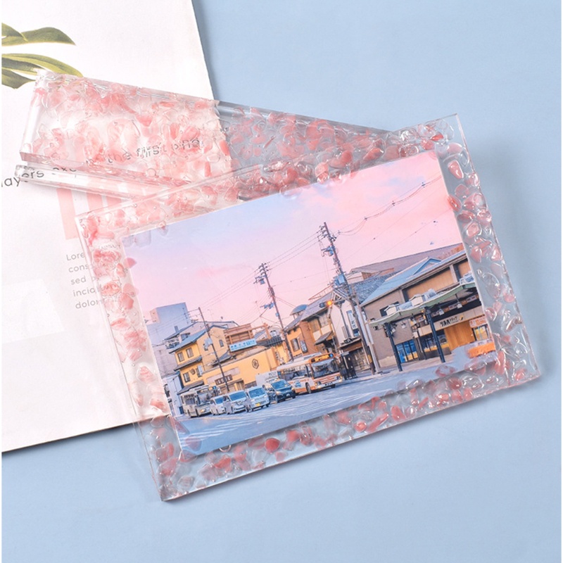 Khuôn Silicone Làm Khung Ảnh Resin Epoxy Hình Vuông