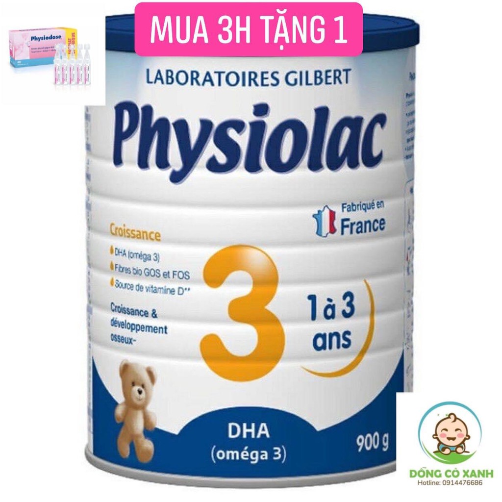 [Mới, có quà] Sữa Physiolac số 3 900g chính hãng