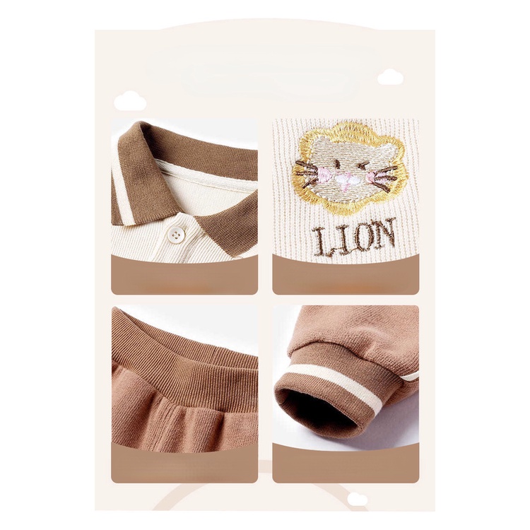 Bộ Đồ Cotton Dày Dặn Phong Cách Mùa Thu Mới Cho Bé Trai Và Gái
