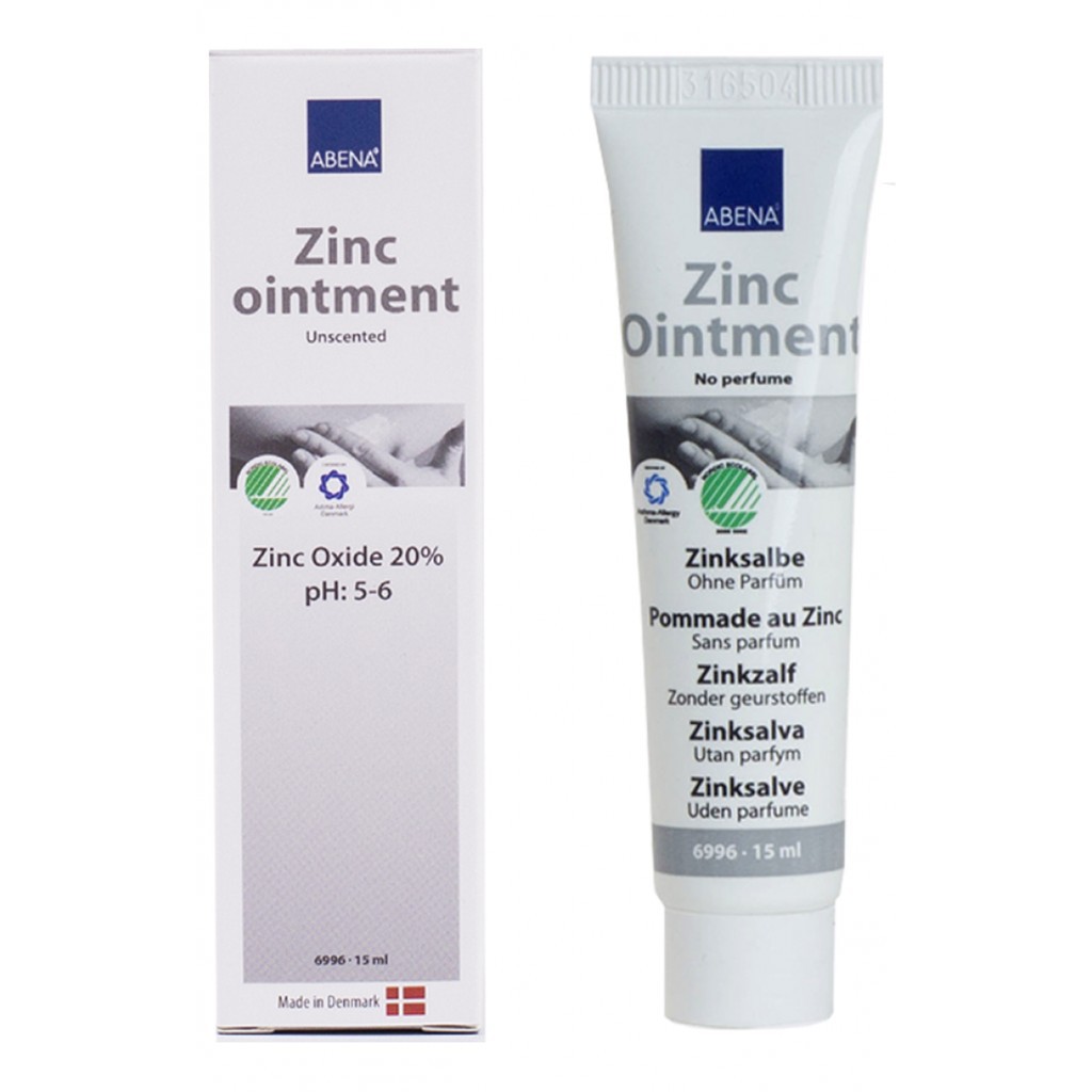 Kem Chống Hăm Abena Zinc Ointment 15ml Đan Mạch