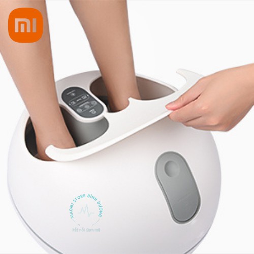 Xiaomi máy massage chân Xiaomi LiYi 99 màu bạc bấm huyện bàn chân có sông hơi mát xa chân 360 độ