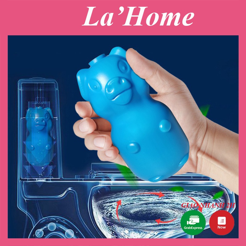 Heo thả bồn cầu La'Home, lợn thả toilet diệt vi khuẩn khử mùi hôi hiệu quả