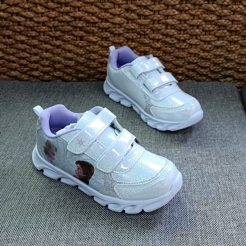 Giày thể thao công chúa Elsa cho bé 4-9 tuổi có đèn led phát sáng