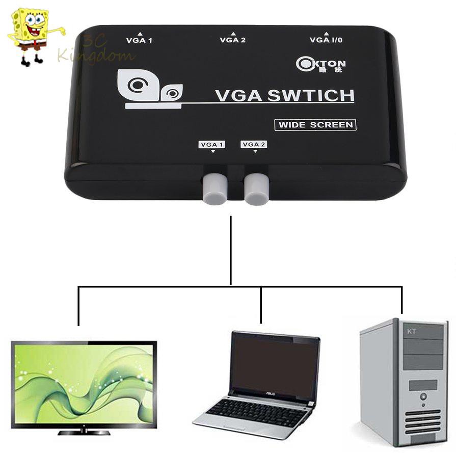 Hộp Chuyển Đổi Vga / Svga 2 Trong 1 Cho Lcd Pc X3Ckingdomx