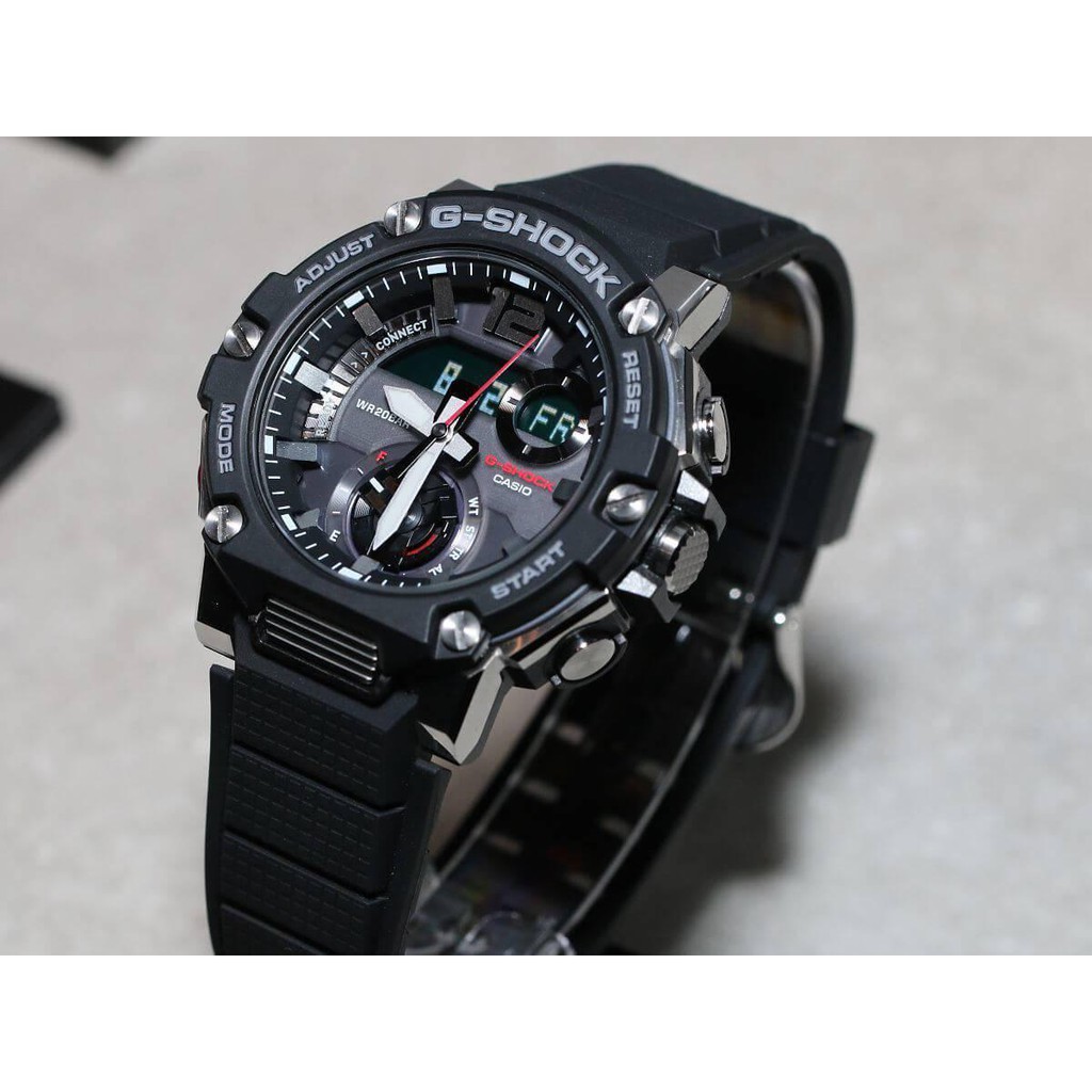Đồng Hồ Casio Nam Dây Nhựa GSHOCK GST-B300-1ADR Chính Hãng
