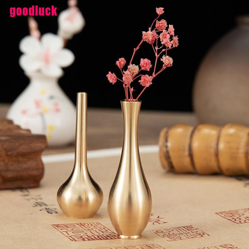 Bình hoa mini màu vàng sáng tạo dùng trang trí phòng khách